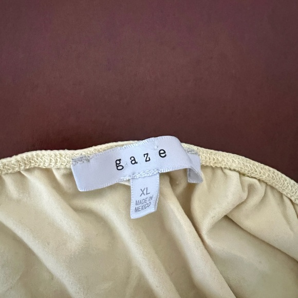 Gaze Pastel Yellow Cotton Tank Top - Picture 3 of 4